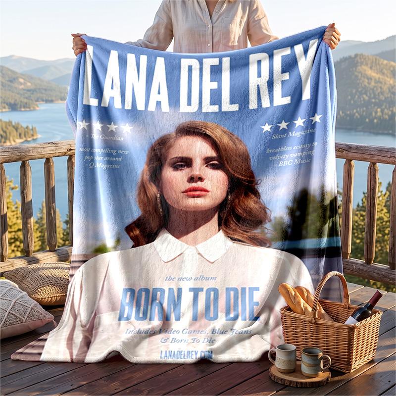 Warme Flanelldecke, Lana Del Rey Leichte Gemütliche Decke für Bett Sofa und Täglichen Gebrauch