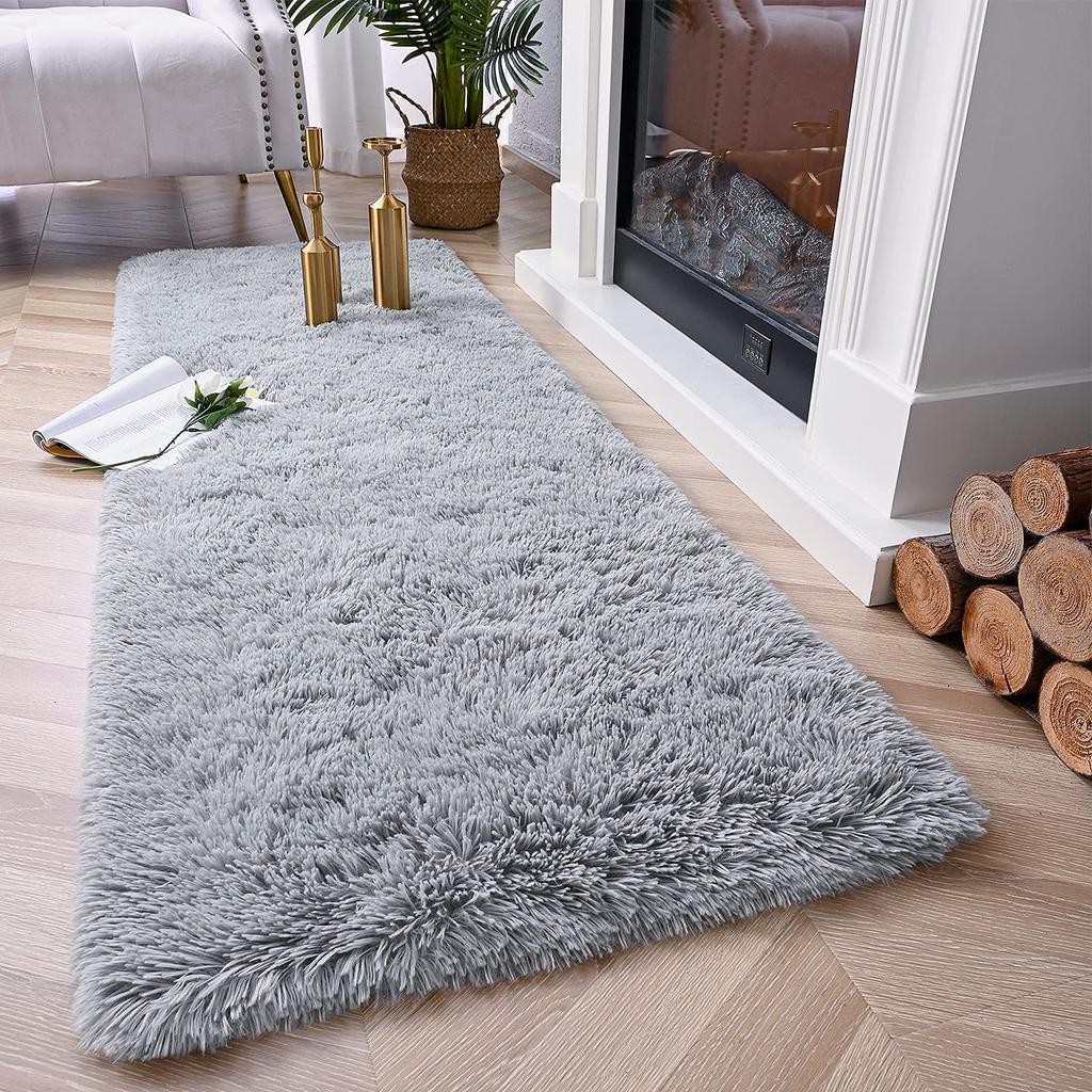 Soft Running Rug, Plush And Fluffy Bedroom And Living Room Carpet, Nursery And Children's Room Floor Mat For Home Decor