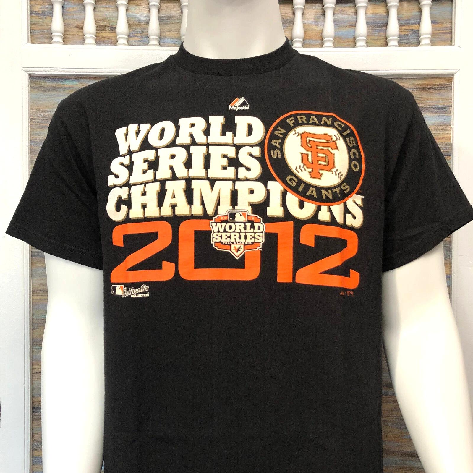

Мужская футболка San Francisco Giants 2012 Чемпион Мировой Серии MLB по Бейсболу Размер L 2XL