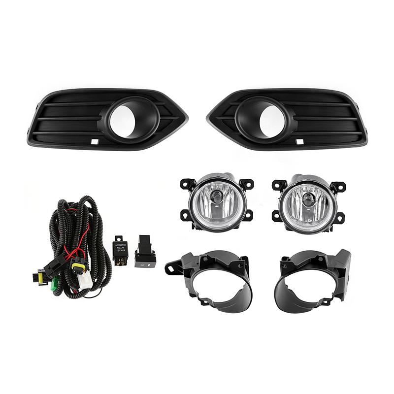 

Пара противотуманных фар для автомобиля, автомобильные аксессуары, передний бампер, противотуманная фара с рамкой и жгутом, подходит для Honda HRV 2019 2020 2024