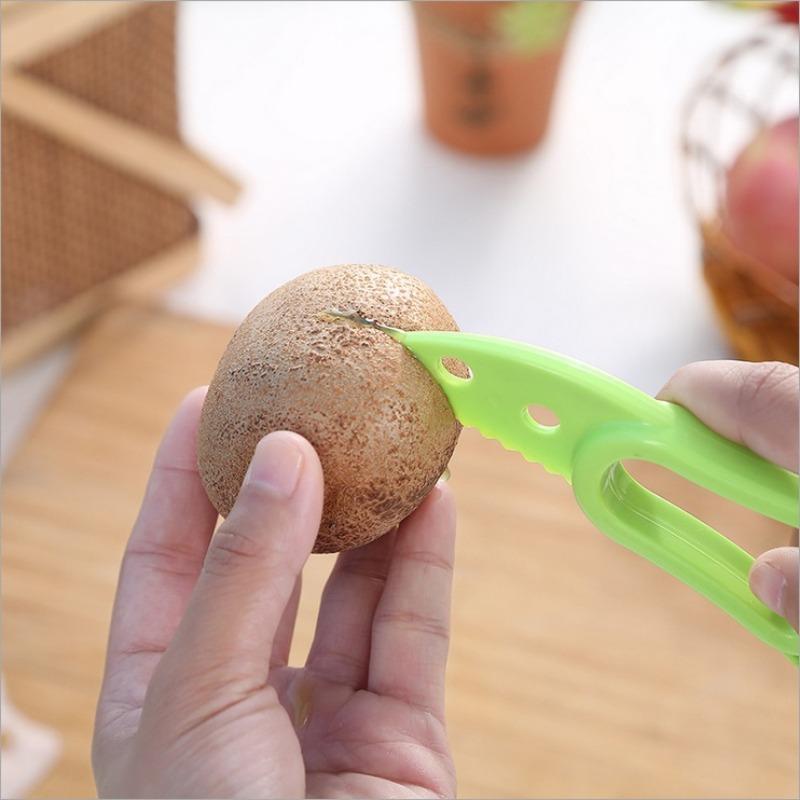 3-in-1 Avocado Slicer Shea Corer Butter Peeler Fruit Cutter Pulp Separator Plastic Knife Kitchen Vegetable Tools