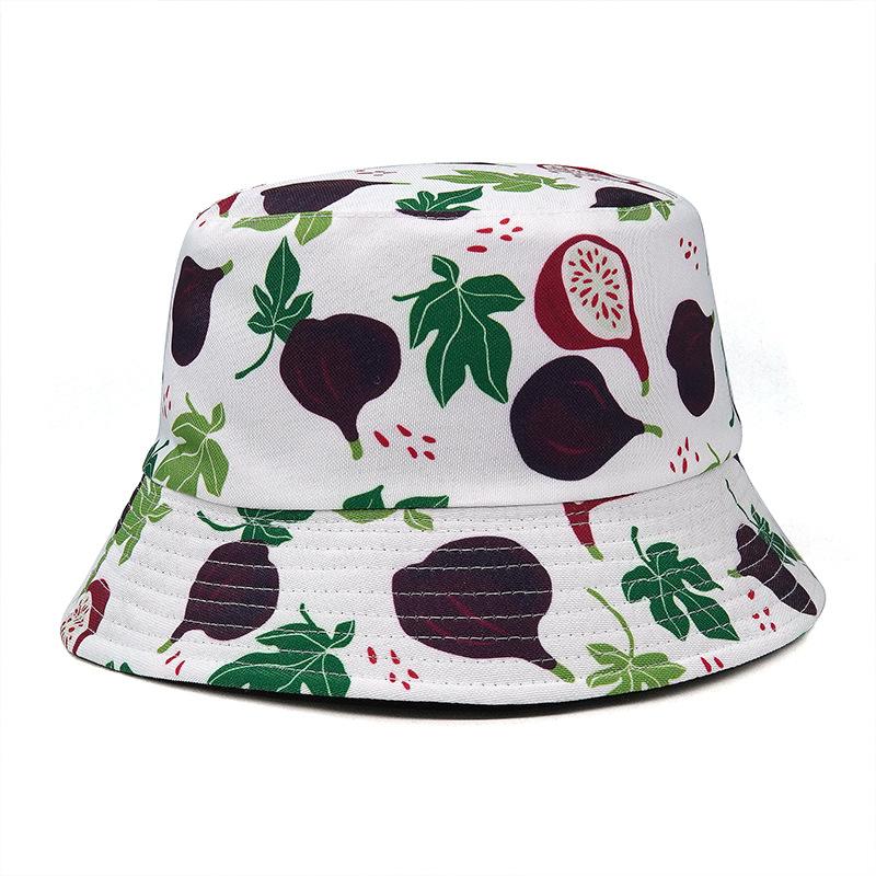 New Arrival Summer Sun Protect Woman Man Unisex Reversible Printed Cactus Bucket Hat