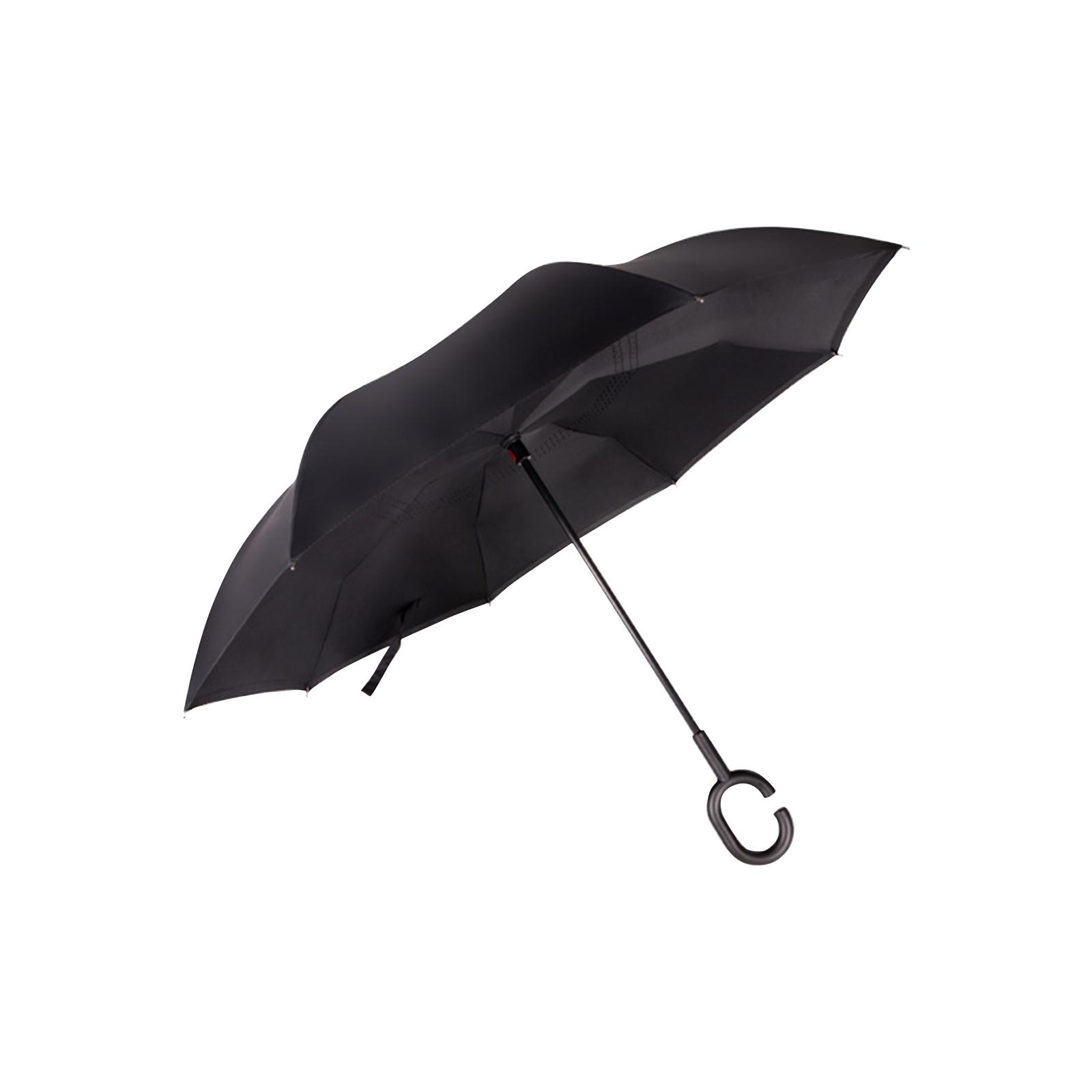 

Umbrella Boutique Инновационный обратный зонт Двухслойный солнцезащитный зонт Зонт от солнца С-образный Креативный обратный зонт One Size чёрный