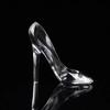 1pcs NewTiktalk Cinderella Crystal Shoes Kids Birthday Gift Home Decor High-Heeled Wedding Figurines Miniatures Ornament