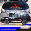 Mitsubishi New Outlander Ralliart Body Decal Sticker for Modification and Decoration