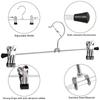 5~20pcs Metal Pants Racks Wind Proof Multi-purpose Skirt Racks for Clothes Drying Trousers Wardrobe Clip Anti-slip Black TMZ