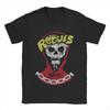 A Loose and Trendy Short-sleeved Cotton Couple's Top with Skull Print for the Summer and Autumn of 2025