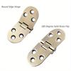 12pcs Heavy Duty Folding Table Hinges Bronze Sewing Machine Flip Top Hinge Zinc Alloy Butler Tray Hinge