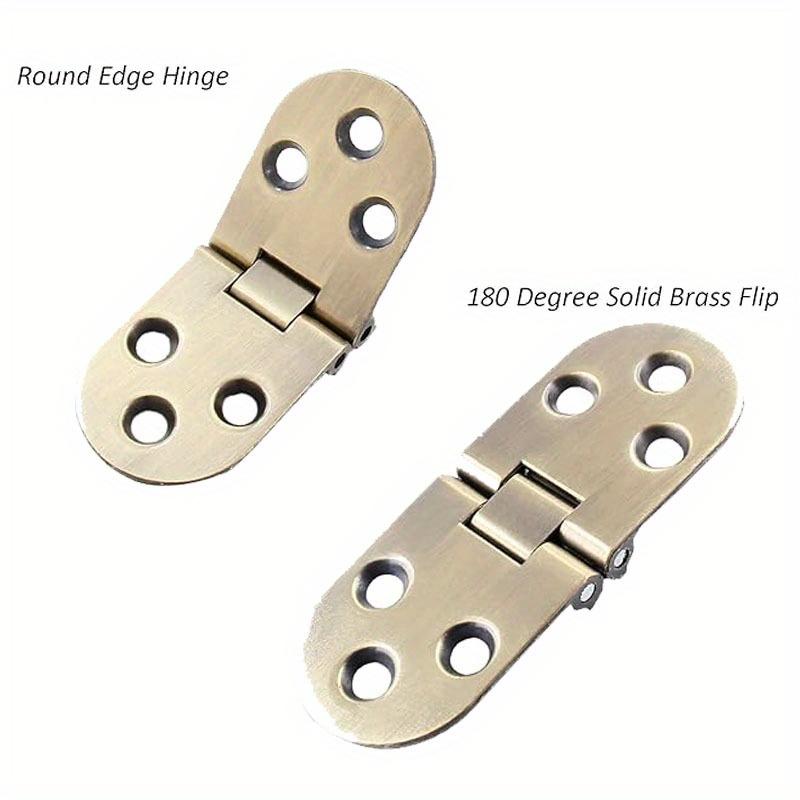 12pcs Heavy Duty Folding Table Hinges Bronze Sewing Machine Flip Top Hinge Zinc Alloy Butler Tray Hinge