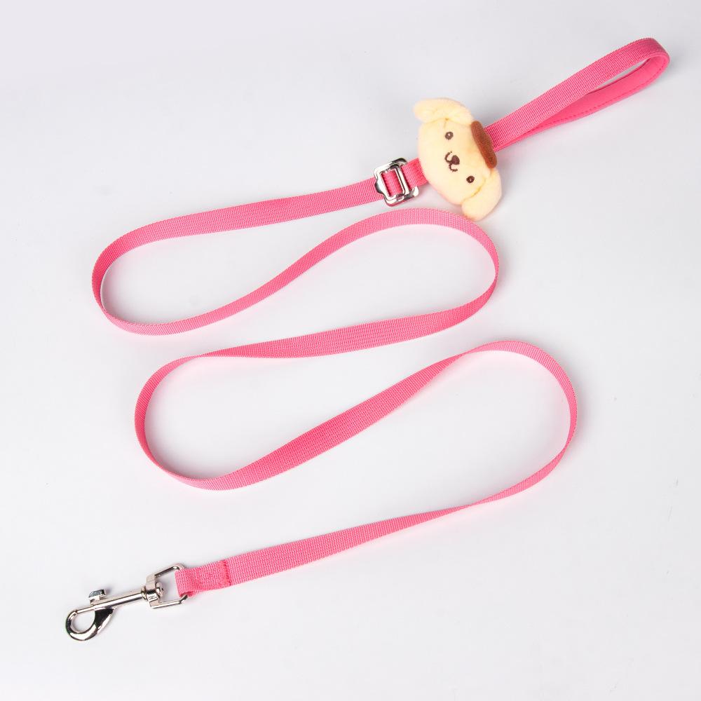 New Dog Leash Korean Color Matching Puppy Chest and Back Breathable and Light Dog Chest Strap Walking Dog Than Bear