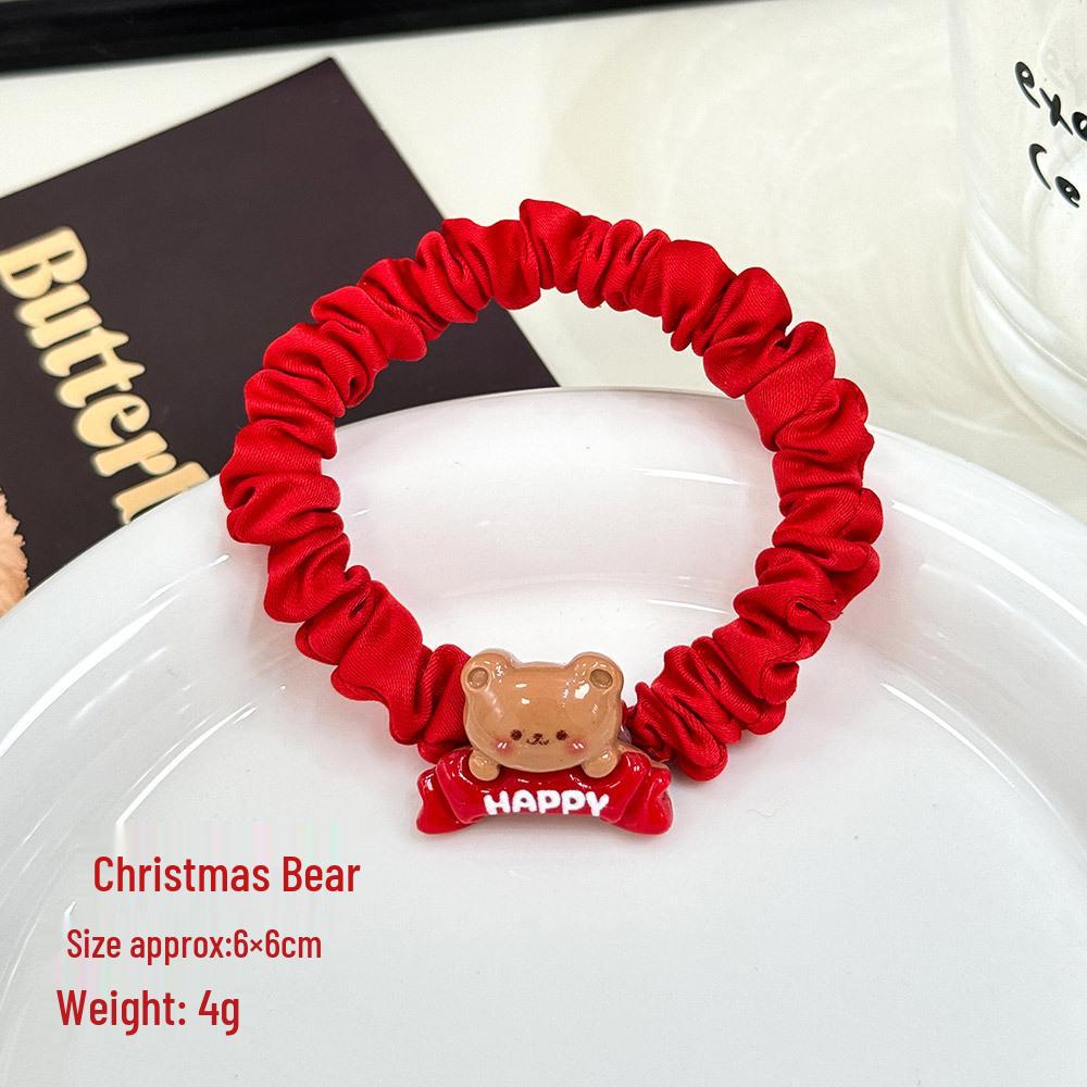 

Рождественские мультяшные резинки для волос: Высокоэластичные, не повреждающие волосы резинки для детей – Идеальны для хвостиков и праздничных аксессуаров