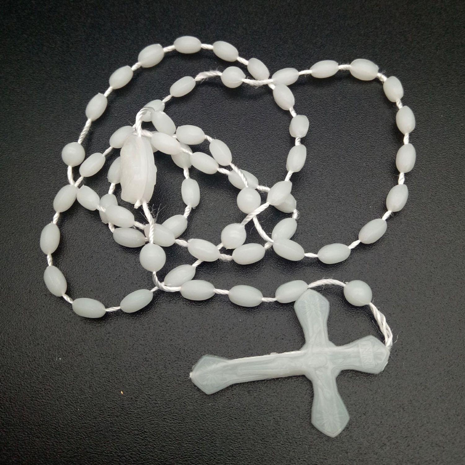 Rosary  Jewelry Catholic Luminous  Cross Religious