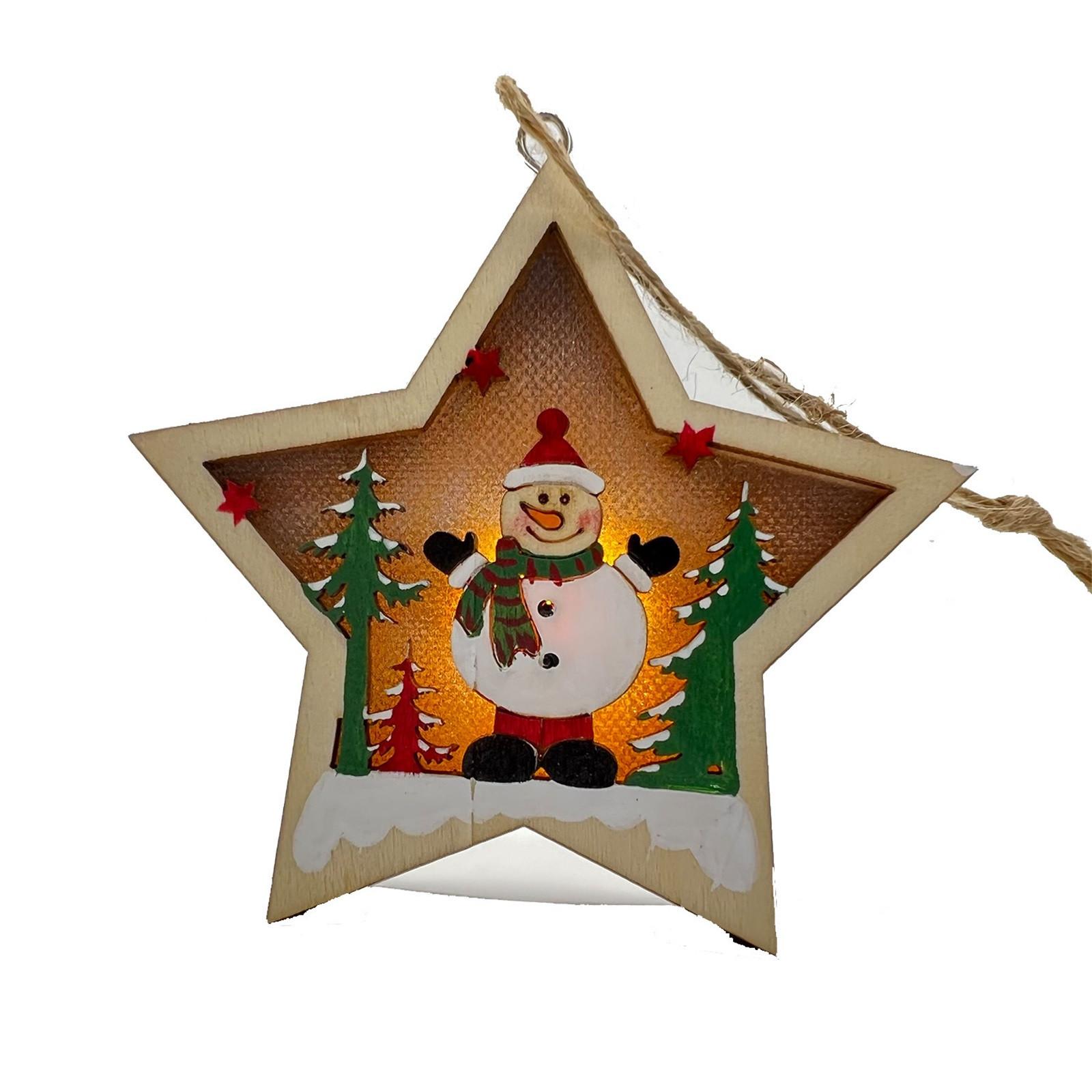 

Рождественский подарок светодиодный светящийся пожилой снеговик ночник ветряная лампа рождественское украшение стола подвесное украшение One Size