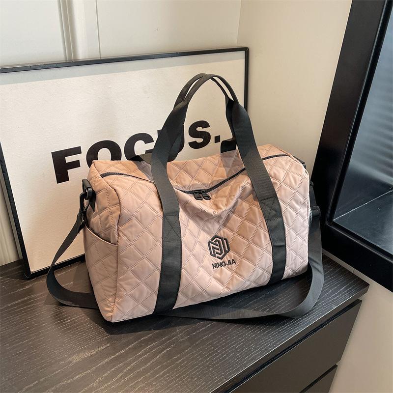 Short Trip Bag Women's Fashion Handbag Large Capacity Travel Luggage Bag Light Sports Storage Fitness Bag