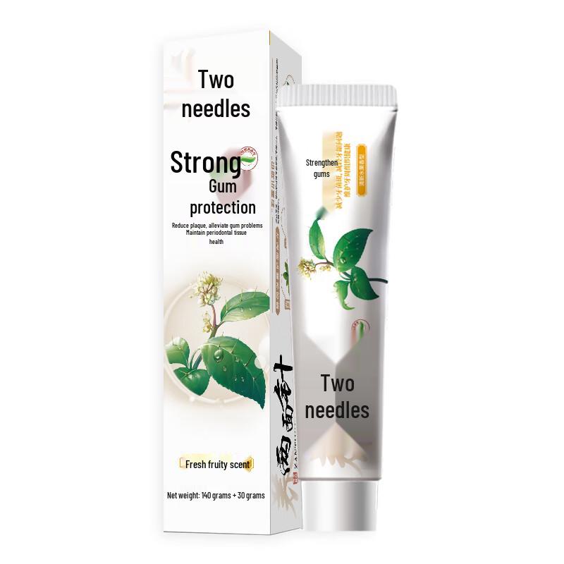 Двусторонняя щетка Зубная паста для ухода за деснами с китайскими травами