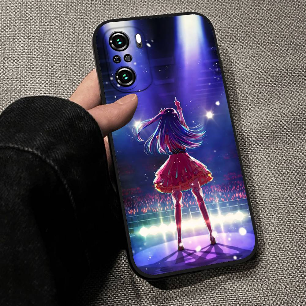 

Чехол для телефона Anmie W-OSHI NO KO Для Xiaomi Redmi 13 12 13 12C 14C Redmi Note 14 13 12 Pro Plus 12S 11S 11 10S Мягкая крышка Redmi Note 8T