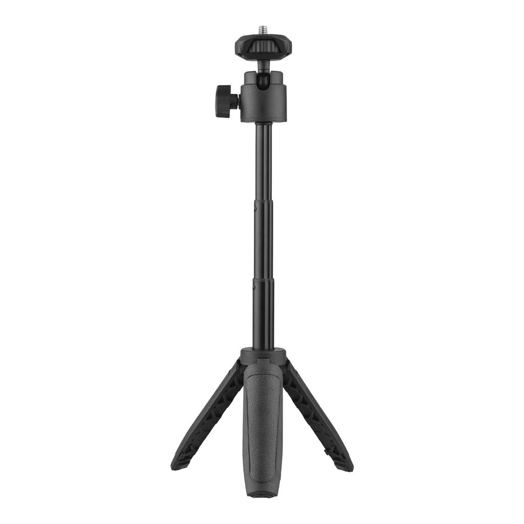 Lightweight Portable Mini Tripod Extendable Tripod Stand Handle Grip with 4 Levels of Adjustable Height for Phone