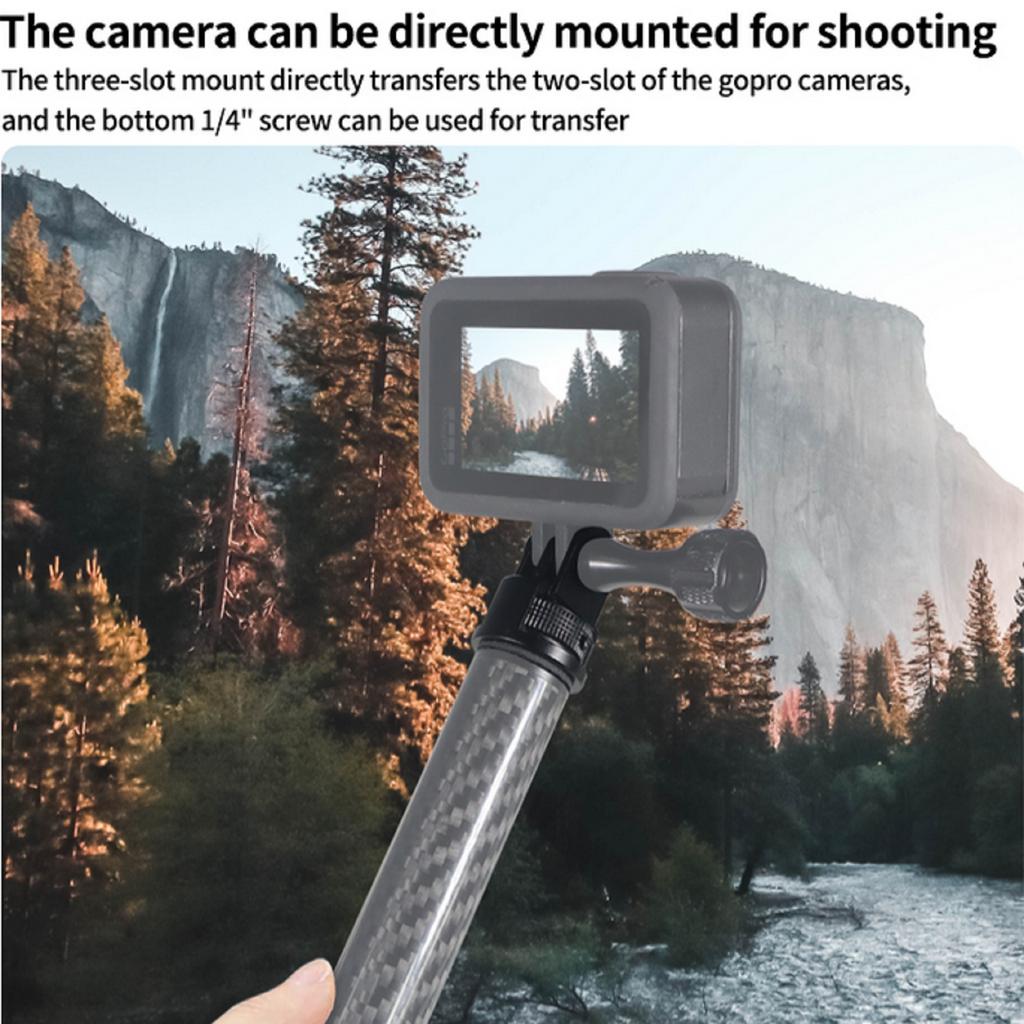 360° drehbarer Aluminium-Adapter für GoPro Insta360 Verstellbare Halterung 1/4" Schraube Stativ-Verbindungsbügel für Action-Kamera-Zubehör