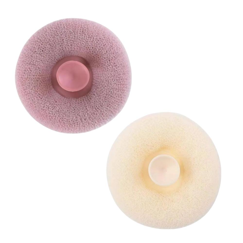 Massage Bath Sponge Ball Exfoliating Shower Brush Wall-Mounted Loofah with Suction Cup Deep Clean Body Scrubber Bathroom Access
