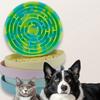 Silicone Pet Slow Feeder Bowl Round Anti-Choking Lick Mat Suction Cup Slow
