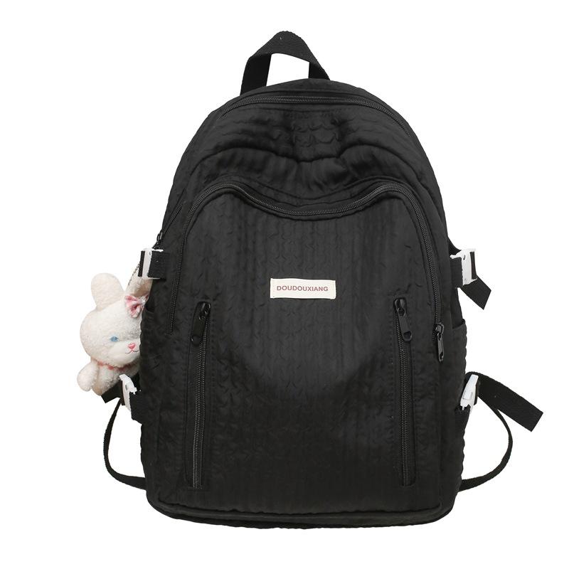 College style ins simple, small and fresh student schoolbag Korean version of junior high school students large-capacity backpack