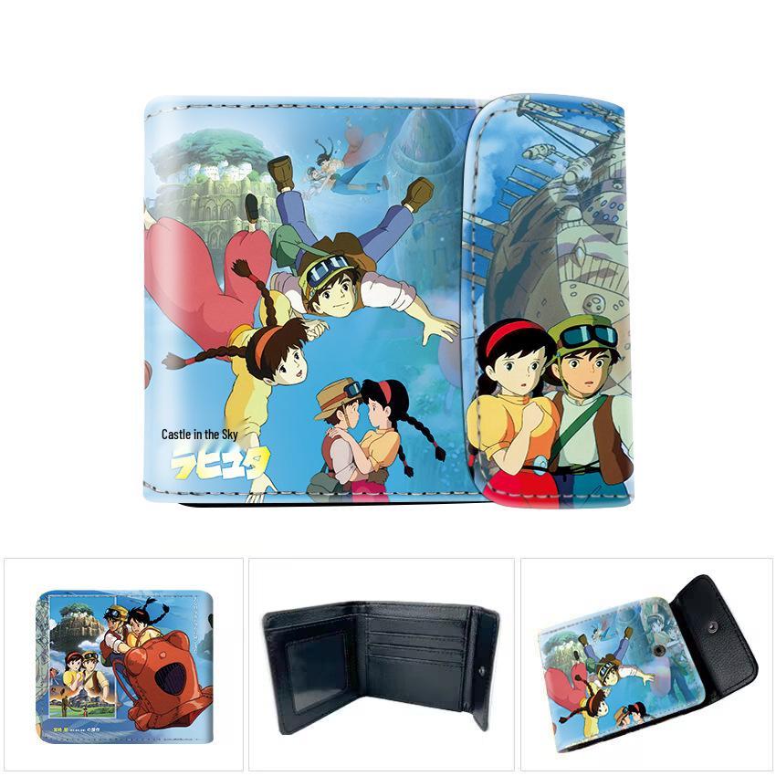 Chihiros Reise ins Zauberland Totoro Prinzessin Mononoke 3D Prägung Cartoon Münzbörse