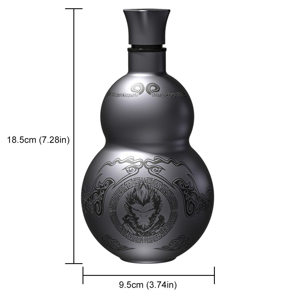 500ml tykvová láhev na vodu z nerezové oceli v retro stylu, dvouvrstvý izolovaný hrnek na studené i horké nápoje