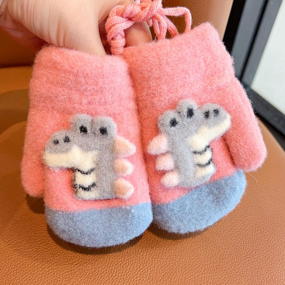 

Плюшевые детские мягкие ветрозащитные теплые перчатки, ветрозащитные детские перчатки, милые плюшевые утолщенные теплые перчатки