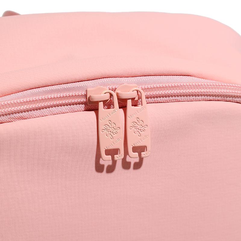 Solid Color Backpack Women's Large Capacity Nylon Bag Student Schoolbag