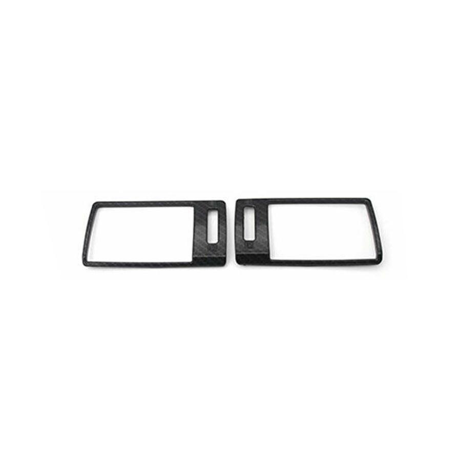 Carbon Fiber Look Front Air Outlet Frame Cover Trim For Honda Accord 13-17