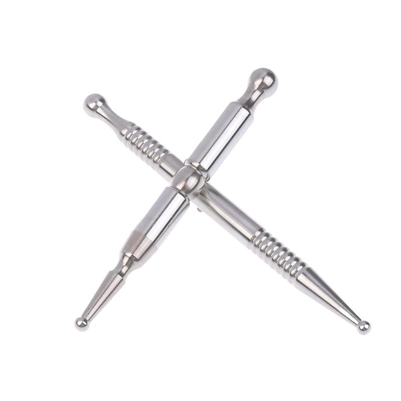 1 Pezzo Penna per Agopuntura, Strumenti per Riflessologia Facciale Acciaio Inossidabile, Strumento Massaggiatore Punto Trigger, Strumento per Massaggio Tessuti Profondi