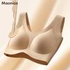 Women's Invisible Seamless Liquid Foundation Bra Underwear Female Vest Tube Top Push Up Bra M-XL