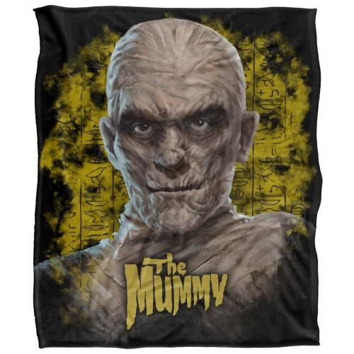 Universal Monsters Head The Mummy Blanket