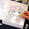 Princess Coloring Book, Primary School Drawing Book, Painting Album, Children's Picture Book, Girl Coloring Book