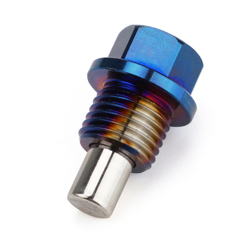 Titanium Alloy M12*1.25/1.5/1.75 M14*1.5 M16*1.5 Engine Dress Up Magnetic Oil Drain Plug Package Oil Sump Drain Plug Nut