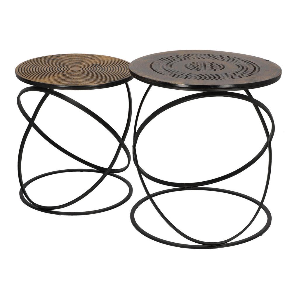 Set aus 2 Etnik-Tischen