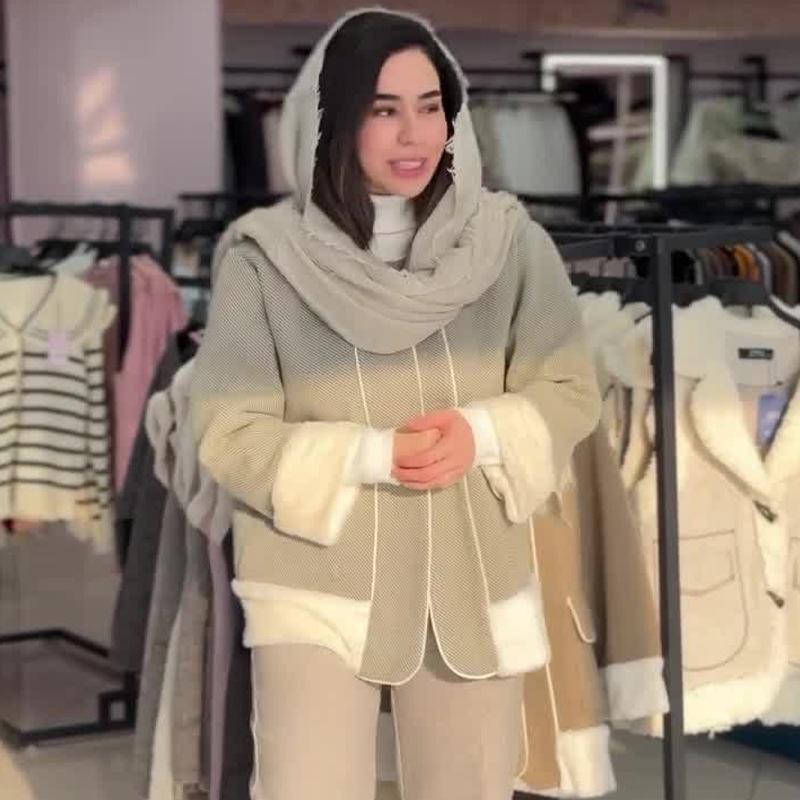 

2024 Women s Korean Casual Color Block Short Coat - Autumn Fashion Extra Extra Large світло-зелений колір