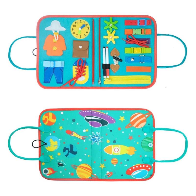 Educational Children's Toy Learning Board With 20 Different Play Possibilities