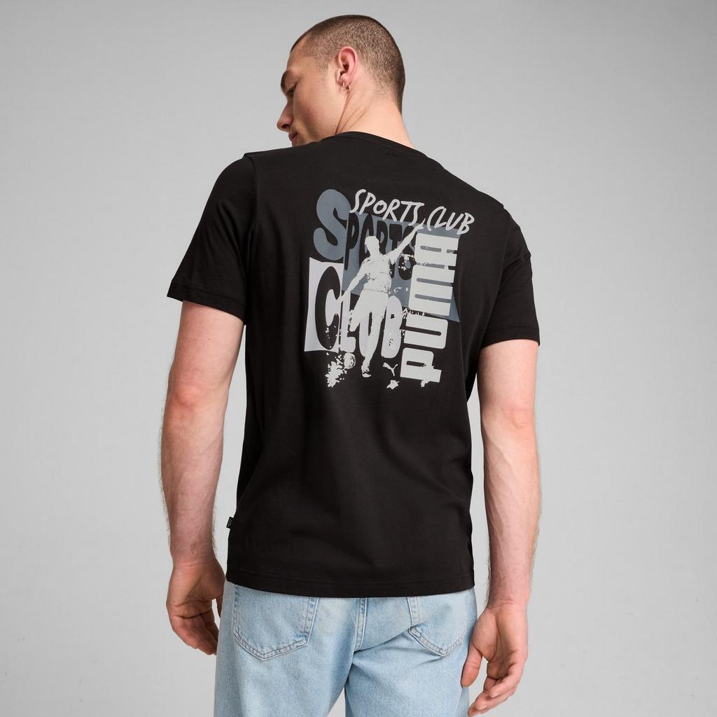 Men's T-shirt Puma GRAPHICS SPORTS CLUB Black 68321101 R M