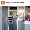 Tuya Smart Bluetooth Key Lock Box with Remote and Fingerprint Unlocking, Anti-Lost Feature