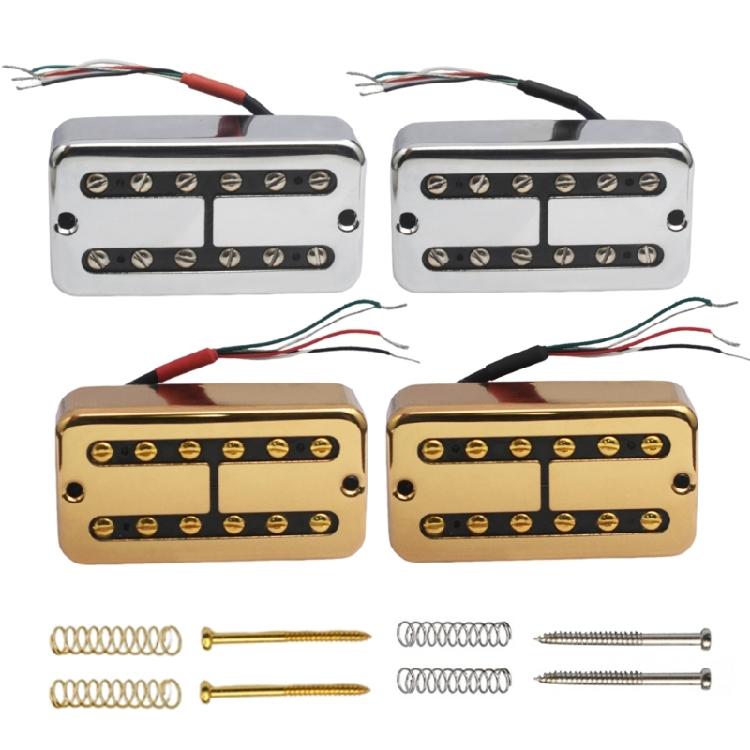 Micro de guitare électrique professionnel pour manche Humbucker Texture métallique Accessoires pour instruments
