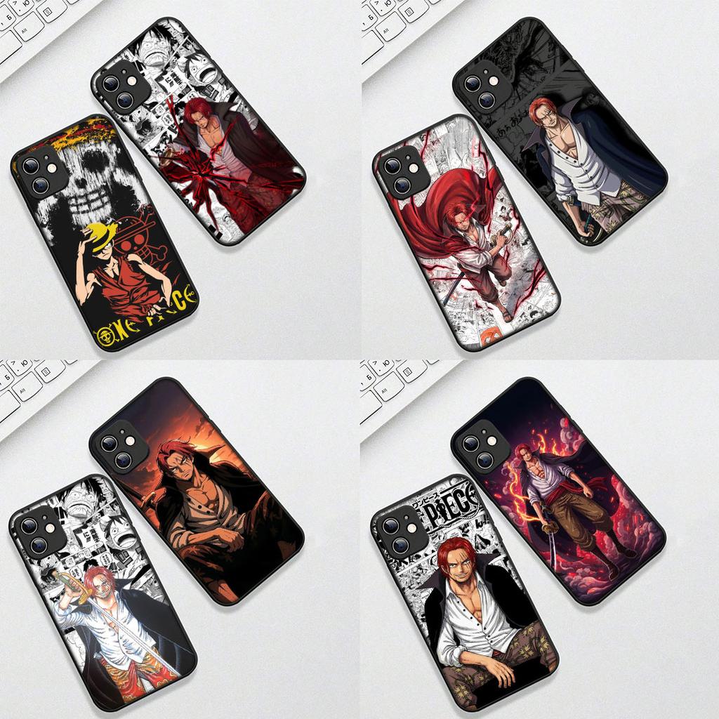 Cover for Motorola Moto G55 G45 G75 G85 G35 Edge 50 30 Fusion 40 NEO Ultra Pro Casing Phone Case Shanks Red Hair One Piece Luffy