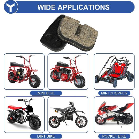 YOXUFA Mini Bike Brake Pads