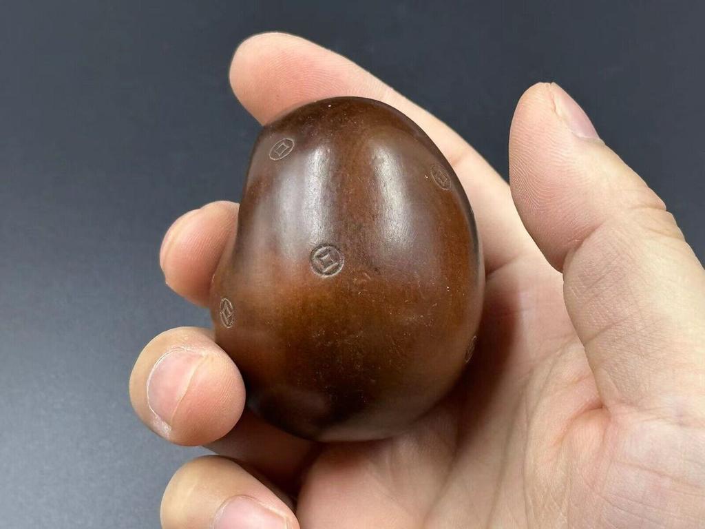 Chinese Vintage Boxwood Carving Damo Figure Statue Collection Nice Art Work Gift