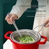 304 Stainless Steel Skimmer Fine Mesh Fryer Basket Oil Strainer Noodle Colander