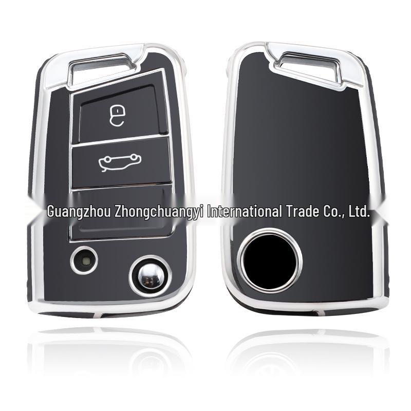 Key Case for Volkswagen: T-Roc, Lavida, Sagitar, Bora, Lavida Plus, Tiguan L, Golf 7, and Lamando