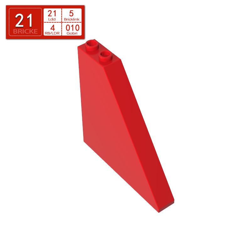 Brick Guest BRICKE 30249 Sloped Building Block 6x1x5 - Compatible with LEGO for MOC