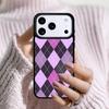 Argyle Pattern Phone Case For Apple iPhone 17 Air 16E 15 14 Plus 13 12 11 Pro Max Mini Funda Cover