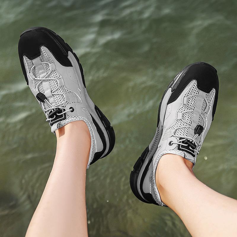 Men's Shoes 2025 Summer New Men's Outdoor Travel Convenient Mountaineering Sports Shoes Platform Versatile Breathable Casual Shoes