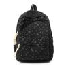Schoolbag New Corduroy Bow Printed Backpack Casual Student School Bag Junior High School Student School Bag Travel Backpack